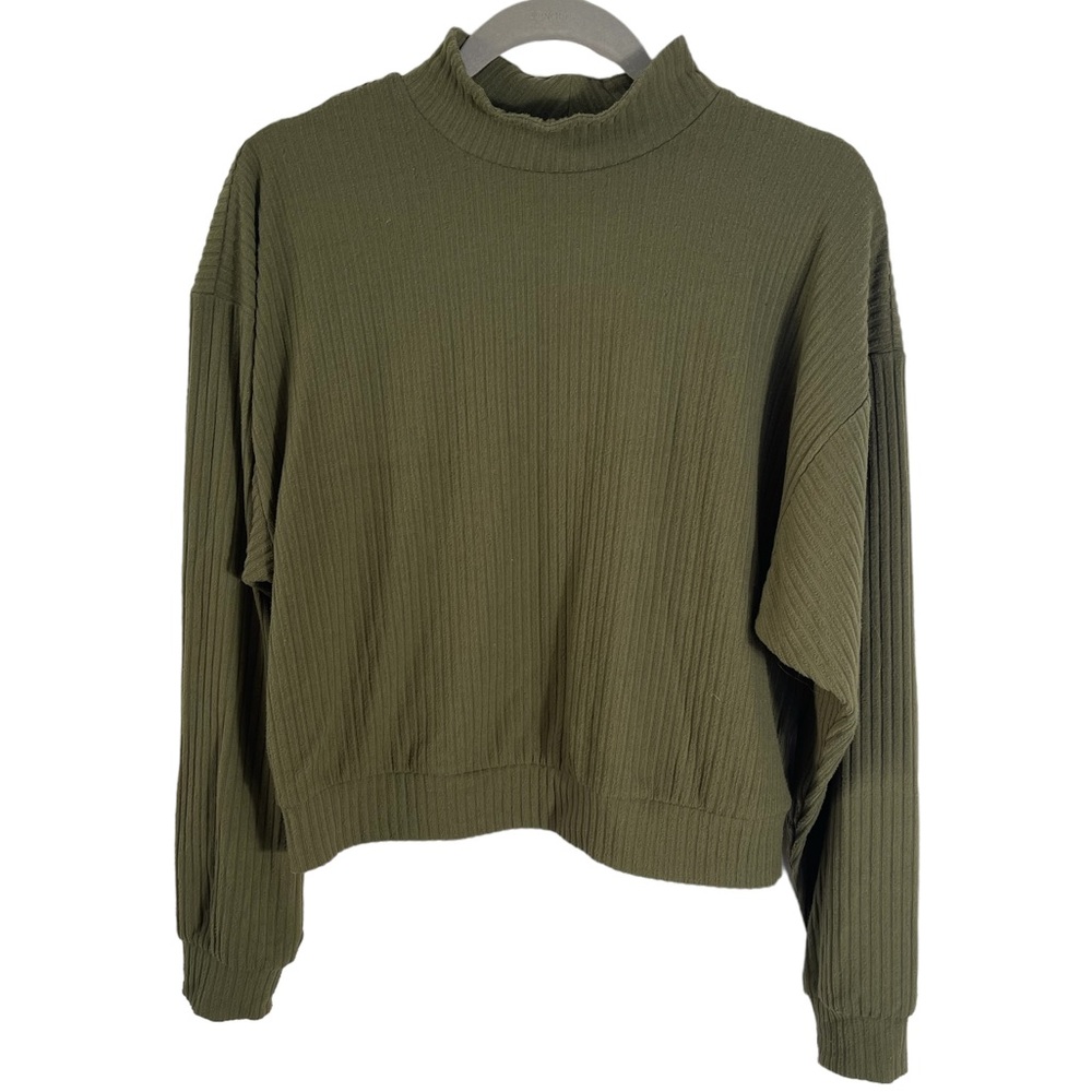 Abound cozy long sleeve T with a high collar